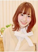 ミディアム外ハネスタイル【mu-kichi吉祥寺】