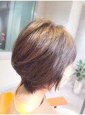 白髪40%~80%ある方にオススメ白髪ぼかしハイライト!