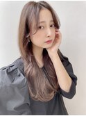ふんわり長め前髪韓国風くびれヘア担当おかだ
