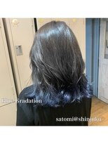 ワット 原宿店(W)&nbsp;【W-ワット-原宿店】オーシャンブルーグラデーション♪