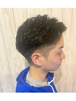 ヒマワリ(HIMAWARI)&nbsp;メンズ　ショート　パーマ　ワンカールパーマ