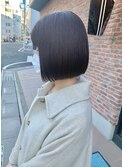 20代30代40代ストレートボブリップラインラベンダーベージュ