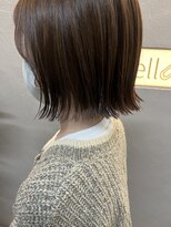 シェル 国分寺(shell)&nbsp;切りっぱなし/ミディアム/ベージュ/赤み消しカラー/ブリーチなし