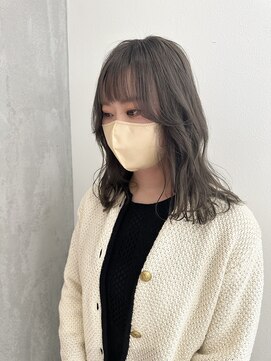 ヨーク(YOKE) YOKE 大人ボブ結べるボブアッシュグレージュ顔まわりバング