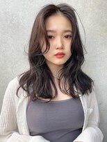 ラボヌールヘアーレーヴ 池袋店(La Bonheur hair reve)&nbsp;大人可愛いヘルシーラフヘアダークグレージュカラー