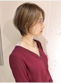 *滝田*ハイライトカラー大人可愛いショートボブ20代30代40代