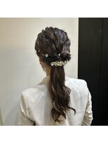 サロンドミルク 溝の口店(salon de MiLK) ローポニーヘアアレンジ