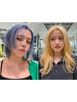 【学割U24対応♪】ケアブリーチ+カラー+Tr\14000～!SNSで大好評☆自分史上の可愛いを更新するならCYNDY♪