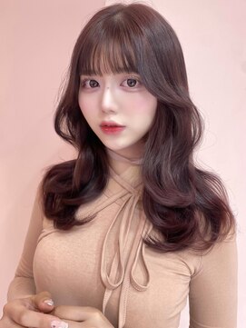 ボタン シブヤ(VOTAN SHIBUYA) ピンク/レイヤー/カラー/カット/韓国/渋谷