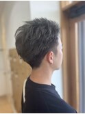 アッシュブラック/刈り上げ/短髪/ツーブロック/20代30代40代