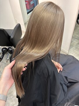 ペレ 梅田(PELE) 前髪/アンブレラカラー/こなれミディ/イメチェン/ウェーブパーマ