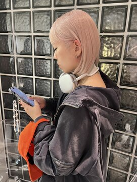 ペレ 梅田(PELE) 前髪/アンブレラカラー/こなれミディ/イメチェン/ウェーブパーマ