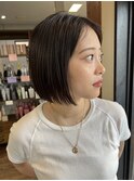 顎ライン ナチュラル ボブ