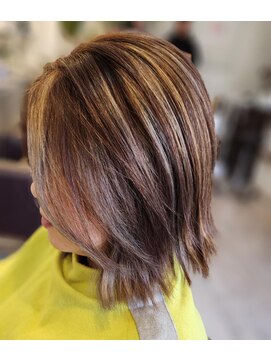 ヘアーエポック(hair epoque) 白髪ぼかしハイライト