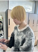 #メンズショートボブ/20代/30代/ボブ/ショートボブ/抜きっぱなし