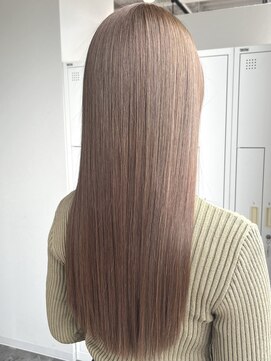 アヴァンス 神戸元町店(AVANCE.) 髪質改善 柔らかミルクティーベージュ/ロング　【神戸元町】