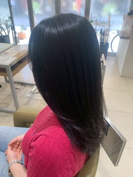 アース 高円寺店(HAIR & MAKE EARTH) 透明感ダークグレー♪ 〔@earth_kouhei 〕