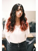 ディア(.eer)&nbsp;【.eer/ディア】黒髪×推しレッドカラーデザイン