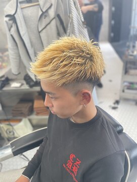 リプレイ 草津店(RIPLAY) ニュアンスパーマ/スペインカール/スパイキーショート/MEN'S