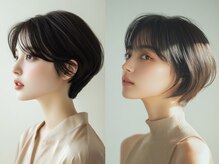 リアン アオヤマ(Liun Aoyama)の雰囲気（乾かすだけ再現性の高いショートヘア[ショートボブ,脱白髪染め]）