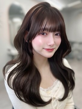 リッカ(LICCA) 【RINA】モカピンクで艶っぽカラー♪ぱっつん前髪