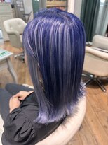 ミラシィ 稲毛(Mirashy)&nbsp;シルバーカラー×ブルーカラー×アンブレラカラー