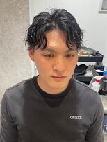 キオナ 勝どき(Kiona)&nbsp;メンズショート/ナチュラル/センターパート/ニュアンスパーマ