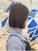 【Lufeli】佐藤有華／髪質改善／刈り上げボブ／くすみベージュ