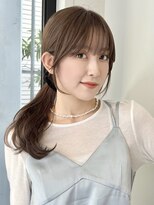 ローネス ギンザ(LONESS ginza)&nbsp;レイヤーカット/小顔カット/くすみベージュ/透明感カラー