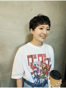 ソース(source) ///source///ベリーショート×ニュアンスパーマ