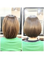エトネ ヘアーサロン 仙台駅前(eTONe hair salon) 上品ショートボブ