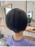 【ショート】【ボブ】刈り上げショートボブ