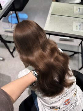 ペレ 渋谷(PELE) ミディアムヘア/暗めカラー/グランマッシュ/渋谷