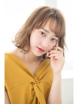 ロッコ(ROCCO)&nbsp;大人かわいい☆切りっぱなし×ゆるふわミディボブ[八王子]