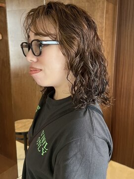ヨロヘアー(YOLO hair) ミディアムパーマ/スパイラル/前髪パーマ
