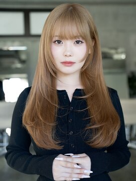 エインアンリー 明治神宮前(AIN.ANLY.) ★黒髪クラゲヘアーオリーブグレー小顔ダークアッシュ韓国ヘア