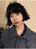 リップラインボブパーマ