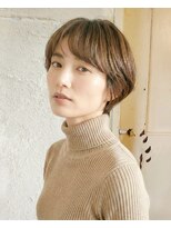 エノア 東京(ENORE)&nbsp;上品で若見え♪40代/50代向けハイライト×ショート/白髪ぼかし