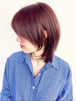 モリオフロムロンドン 松戸店(Morio from London)&nbsp;【松戸 アイダ】おしゃれウルフレイヤー×ワインレッドカラー