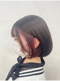グレーアッシュ×ピンクパープル[大宮/大宮駅/大宮ショート]