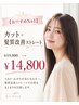 【おすすめNo1】カット+髪質改善ストレート￥19800→￥14800