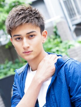 アクロス 原宿(AKROS) ＃スポ髪　ツーブロックショート　刈り上げアップバング