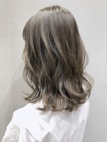 アイティーバイアルバム 藤沢店(IT by ALBUM) オリーブグレージュハイライト_フェミニンロング_ba244673