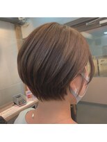 フィン(FiN by allure)&nbsp;髪質改善ショート×ミルクティーベージュ/下河原 聡