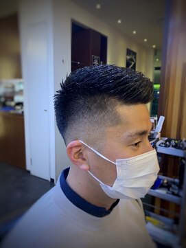 グッドマン バーバーショップ リョクチ(goodman barbar shop RYOKUCHI) スキンフェード　ベリーショート