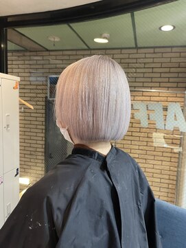 ラフ(LAFF) #黒髪#ボブルフ#ネビージュ#小顔#ワンレン