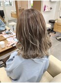 highlight×ash beige