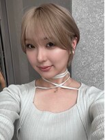 ロンドシエル 横浜(Lond ciel)&nbsp;ハイトーン×前髪×小顔ショート【横浜ナチュラル/王道】