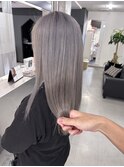 【枚方、高槻、梅田】髪質改善アッシュグレー