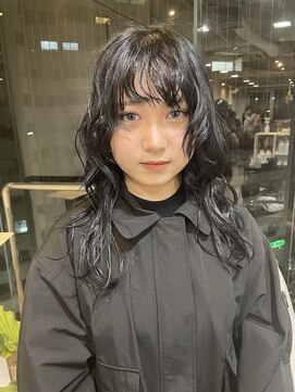 グリーン 渋谷(green) 【KASEI】パーマ風ハイレイヤースタイル